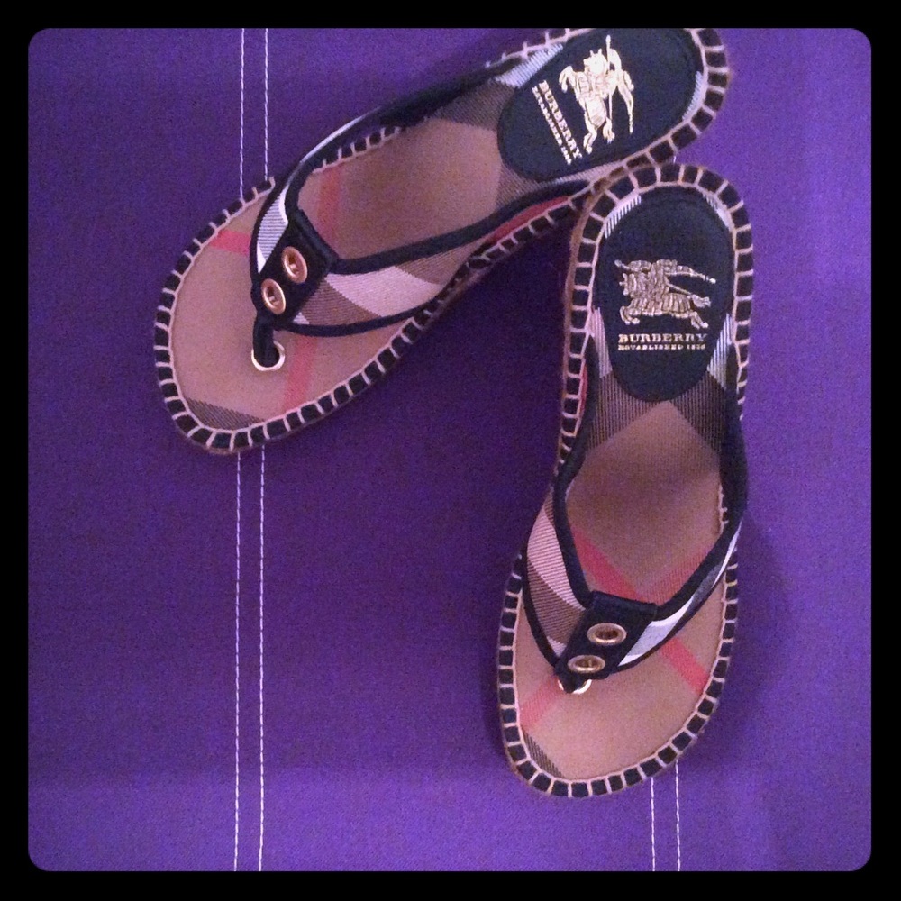 Authentic Burberry Wedges